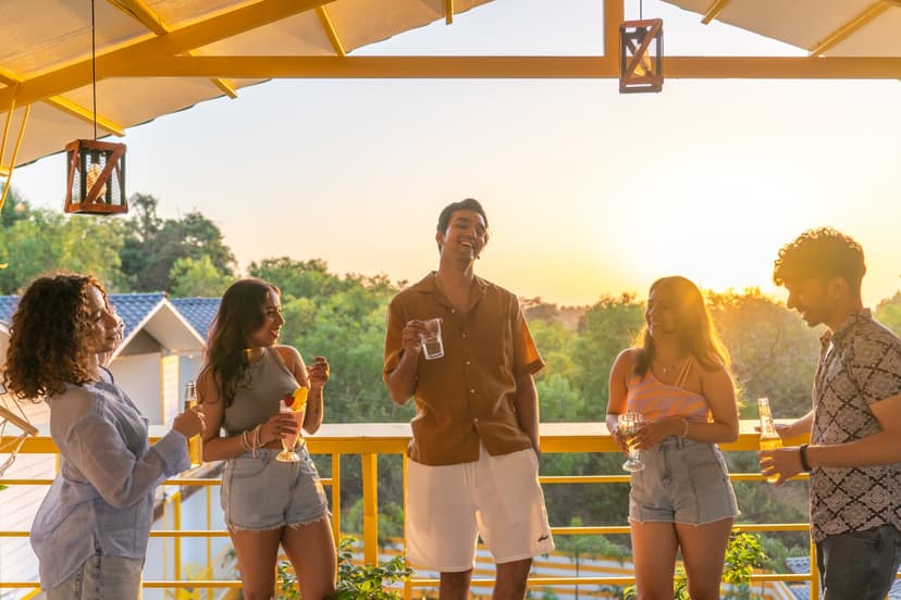 A vibrant and social common area at The Social Stays